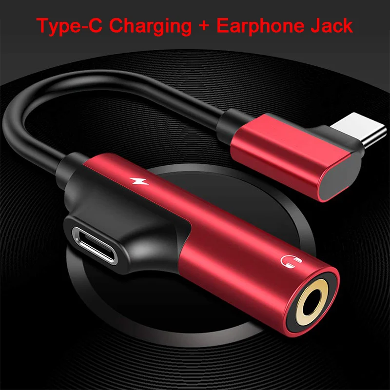 OTG Тип C до 3,5 мм AUX и USB C Женский аудио адаптер 2в1 для Xiaomi 8 samsung S9 адаптер для наушников