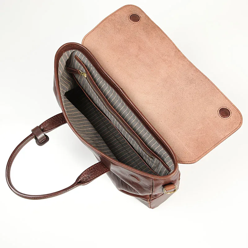 Роскошный деловой портфель из натуральной кожи для мужчин мужская сумка на плечо