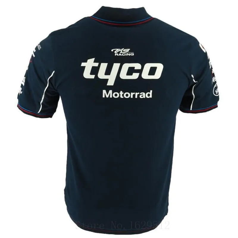 Новинка 2018 футболка поло для гоночного мотоцикла мотоциклиста BMW Tyco мужские