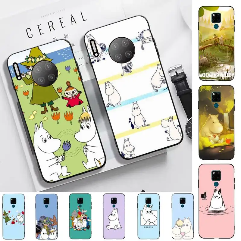 

Cartoon Anime Cute-M-Moomins-Hippo Phone Case for Huawei Mate 20 10 9 40 30 lite pro X Nova 2 3i 7se