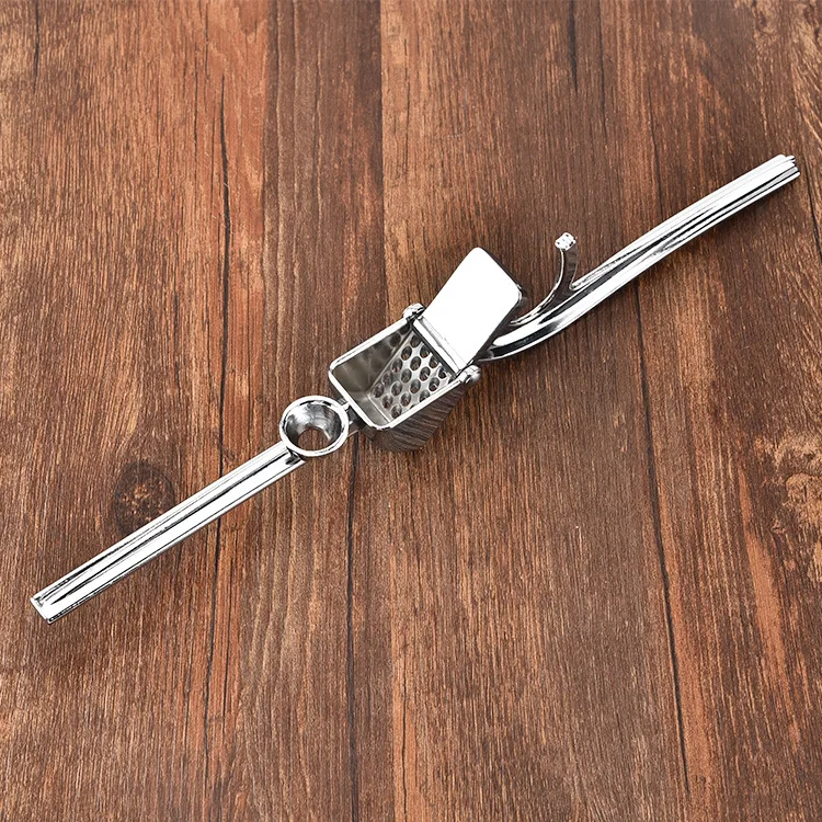 Stainless Steel Garlic Press Peeler Masher Ginger Juice | Дом и сад