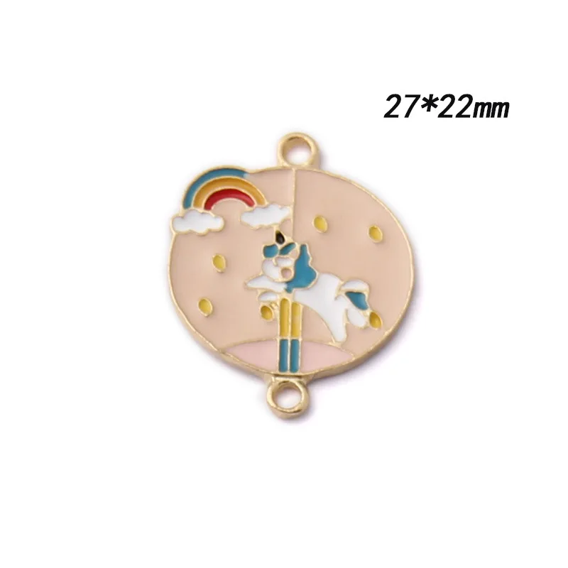 10 шт./Лот позолоченные подвески из эмалированного сплава | Украшения и аксессуары