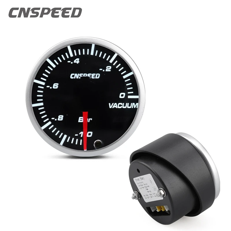 CNSPEED 2 дюймов 52 мм на автомобильную вакуумную датчик 10 0 светодиодный Цвет