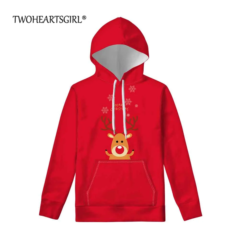 

Женская Повседневная Толстовка twoheart sgirl, с капюшоном и карманами, модная уличная одежда, пуловеры с длинными рукавами для девочек-подростко...