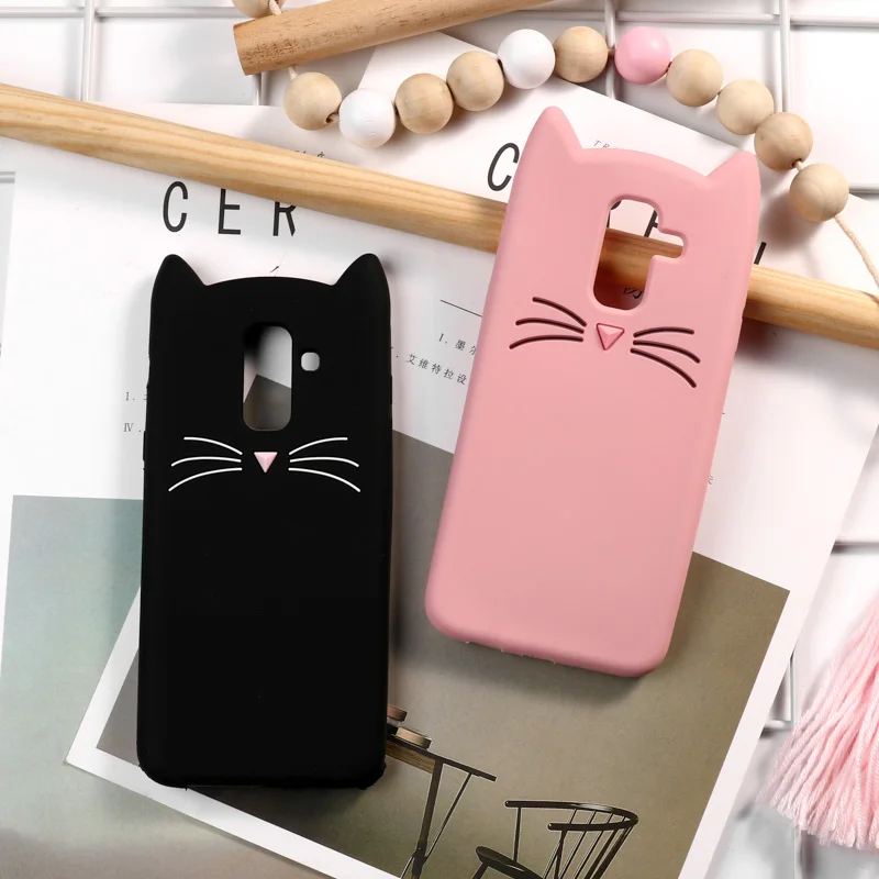 Чехол s для samsung Galaxy J4 J6 плюс J2 Pro J8 J3 J5 J7 чехол 3D чехол с рисунком кошки на samsung J2 J5 J7 Prime Funda