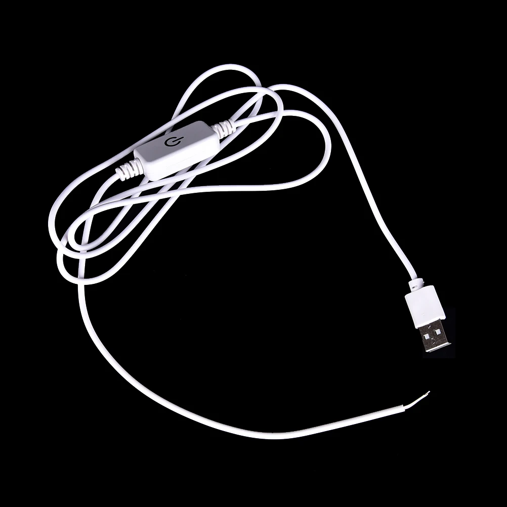 

Brightness Adjust for LED Strip Lamp White USB LED Dimmer Touched Switch