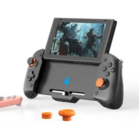 for nintendo switch grip controller wired plug play motion sensors dual motor vibration built in 6 axis gyro with storage bag
