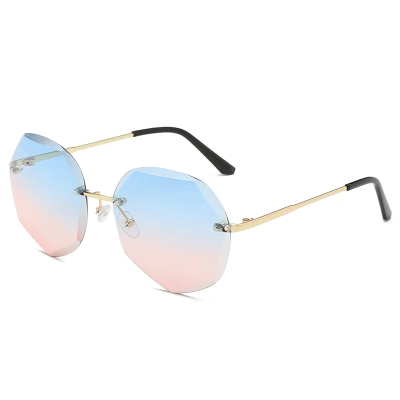 

2019 Newest Cool Polygon Shaped Hexagon Fashion Men Women's Ocean Sheet UV Protection Eyewear Sun Glasses UV400