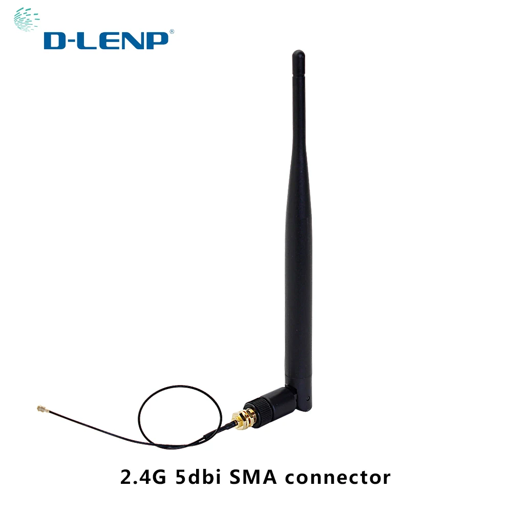 Dlenp 2 4 GHz WiFi 4G антенна 5dBi RP-SMA мужской беспроводной маршрутизатор + 21 см PCI U. FL IPX к RP SMA