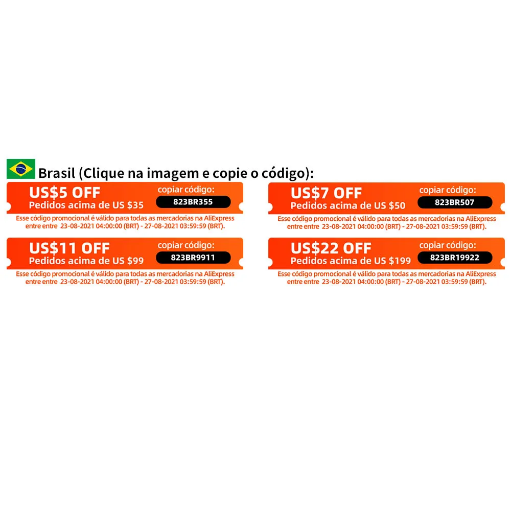 

Для клиентов из Бразилии: Код: 823BR355, 823BR507, 823BR9911, 823BR19922
