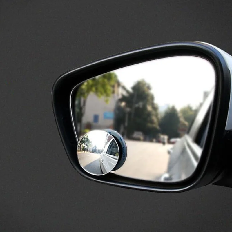 2 шт. Автомобильное Зеркало для слепых зон широкоугольное круглое выпуклое