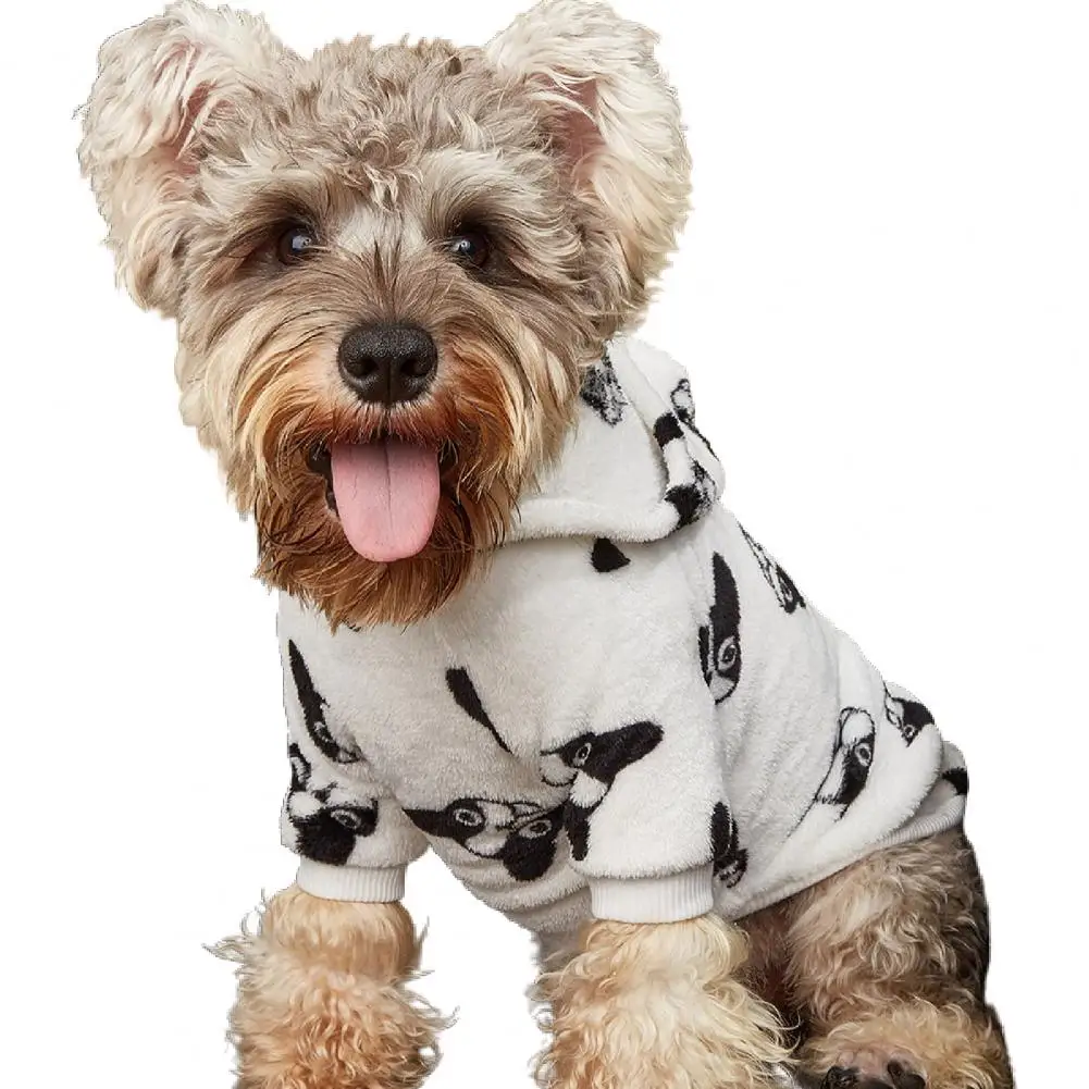 

Отличная одежда для домашних животных, приятный на ощупь белый цвет, яркий теплый пуловер для собак и кошек