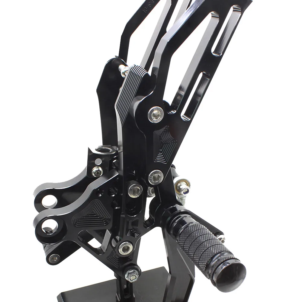 CNC Алюминиевый Регулируемый мотоцикл Rearset подножка задний Набор Подножка педаль Подножка для Honda Grom MSX125 MSX 125 2012- 2013