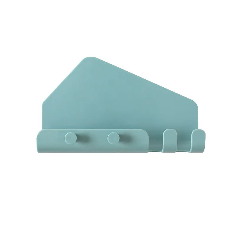 

4 Hook Storage Racks Large Paste Creative Mobile Phone Tablet Charging Stand Behind The Door Bedroom Seamless Storage Hook