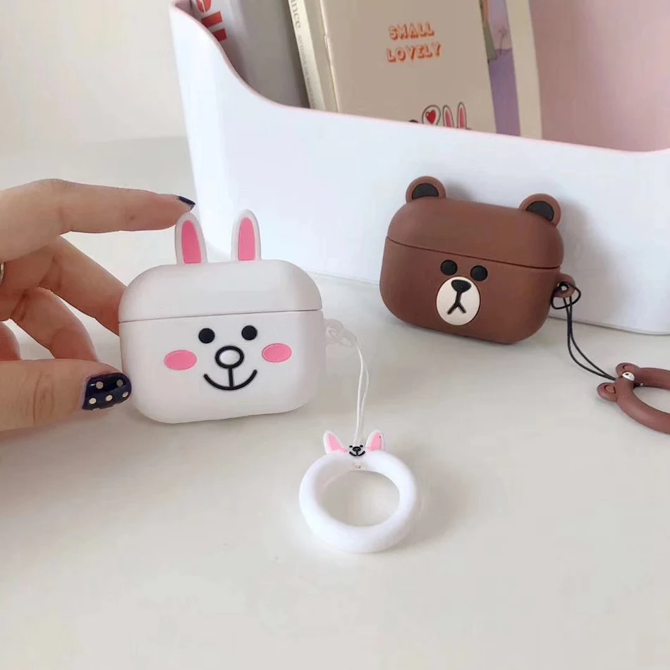 3D чехол для наушников для Airpods Pro Чехол Милые силиконовые собаки Ститч Мультяшные наушники/Earpods чехол s для Apple Air pods 3 Pro Чехол