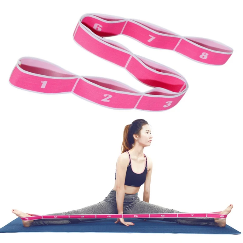 

Yoga Stretch Band Yoga Pull Strap Latex Elastic Latin Dance Stretching Band Professional Gymnastics Adult Latin Training Bands
