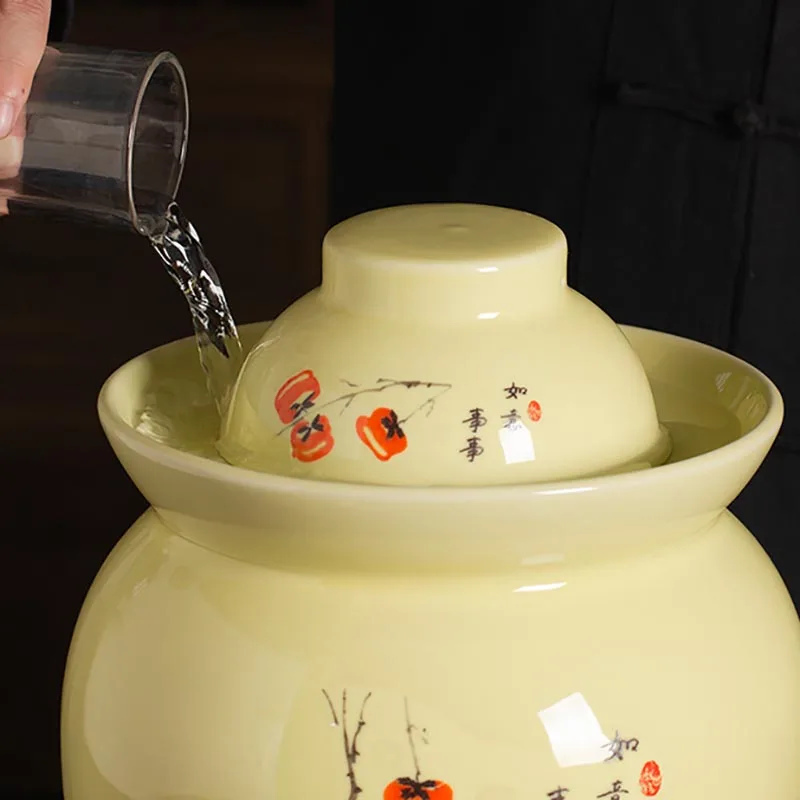 Утолщенная керамическая бутылка для маринования корейские ночные пятна