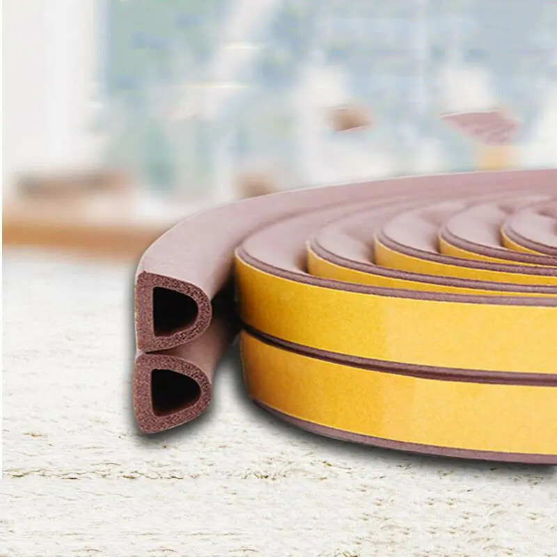 5 м D коричневая Автомобильная дверная оконная обшивка края формовочная