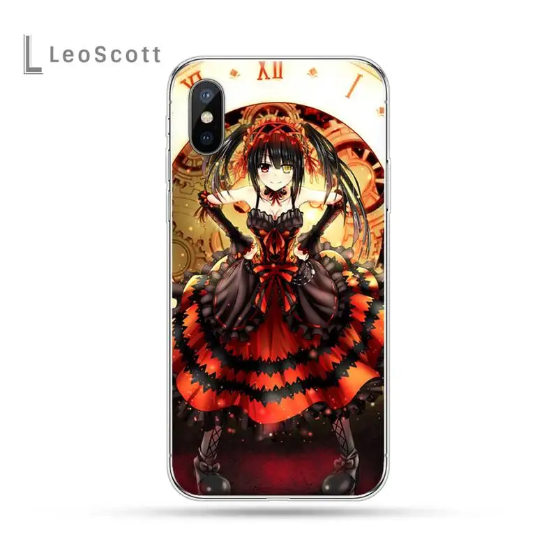 

Tokisaki Kurumi Japan anime Phone Case for iPhone 11 12 pro XS MAX 8 7 6 6S Plus X 5S SE 2020 XR
