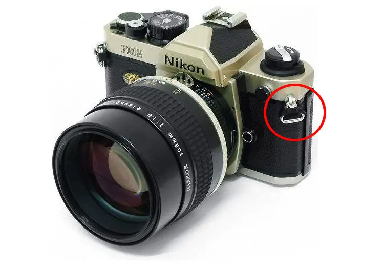 Kameragurt-Adapterring, dreieckiger Metallring, Fuji XT30 T20 XT4 X100V, Sony A7R3 A7R4 A6100 A6600, Canon Nikon SLR-Konvertierungsring – Detail 1