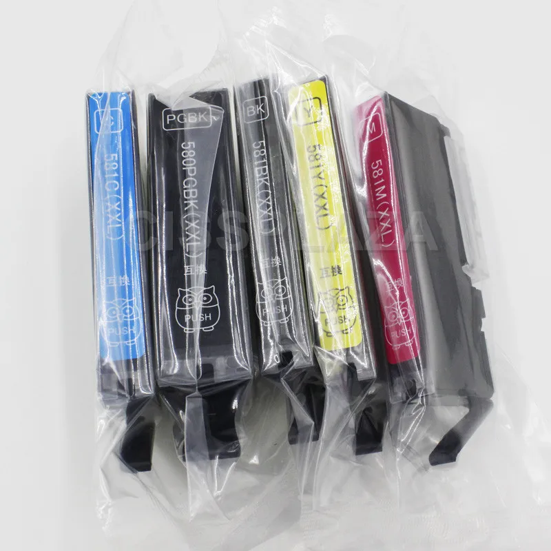 CISSPLAZA PGI-580 CLI-581 полный картридж совместимый для Canon PIXMA ts705 TR7550 TR8550 TS6150 TS8150 TS9150 TS9155