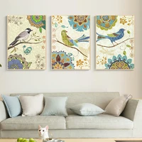 chenistory 3pc bird oil painting by number art with frame on canvas handpainted coloring picture by number kit home decor wall