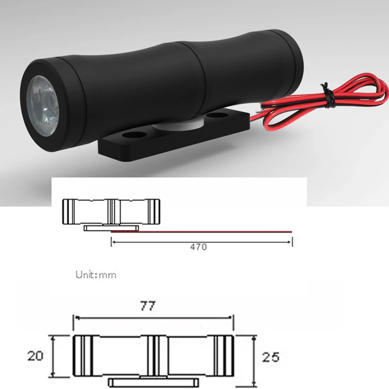 IP65 3W CREE 12V 24V dc водонепроницаемый мини светодиодный настенный светильник для кровать мероприятий на свежем воздухе, гостиничного номера лестницы точечный угол Точечный светильник Инж