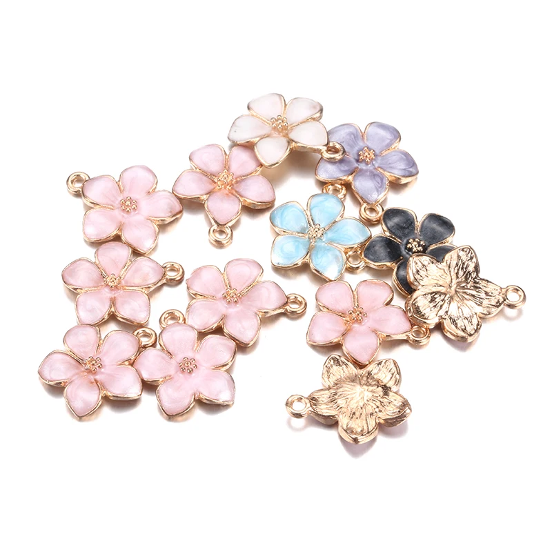 Подвеска из сплава в виде цветка персика 20 шт./лот | Украшения и аксессуары