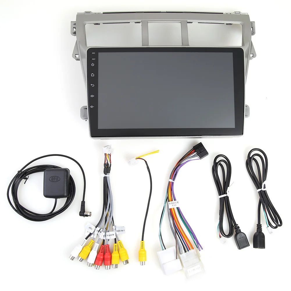 

WiFi GPS Car Stereo Parts Personal Car with 9 inch Display Outdoor Accessories for Toyota Vios 2007-2013 Android 10.1
