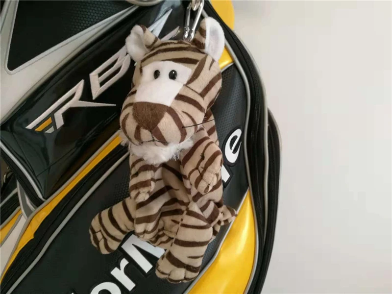 tiger 01 Новые маленькие сумки на молнии для мячей для гольфа, можно упаковать 5-7 штук, мячи для гольфа, тройники, маркеры для ключей, забавные мультяшные животные, сумки для гольфа, многофункциональные - Цвет: tiger 01