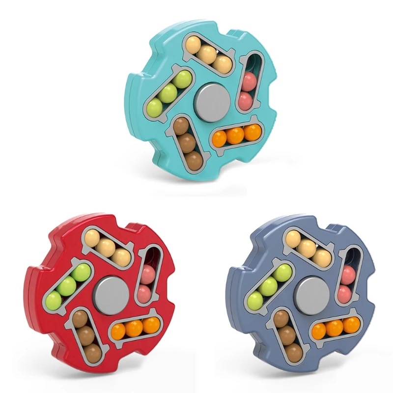 

Fidget Spinner Bean Toys for Adult/Kids, Decompression Rotating Bean,Children AutismAnxiety Relief Toys for Children