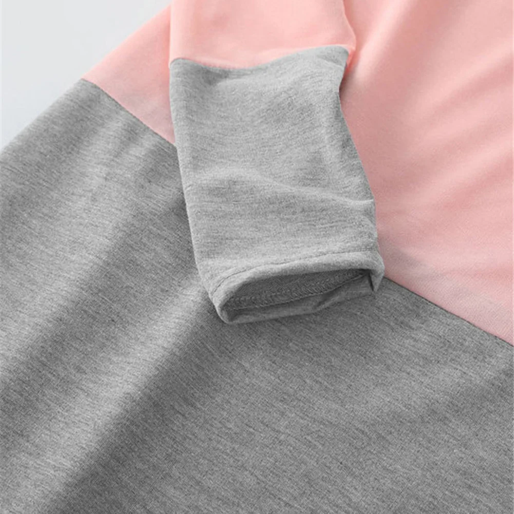 Модная женская осенняя цветная толстовка с капюшоном на завязках и карманом |