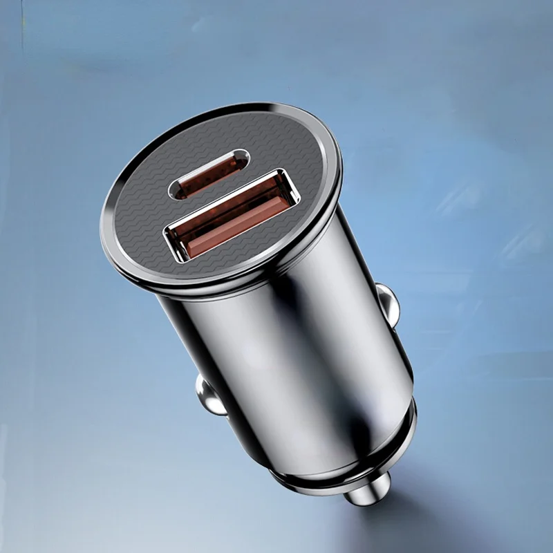 

30W Car Fast Charger Type-C Fast Charging Car Phone Charger for Huawei Xiaomi IPhone 12