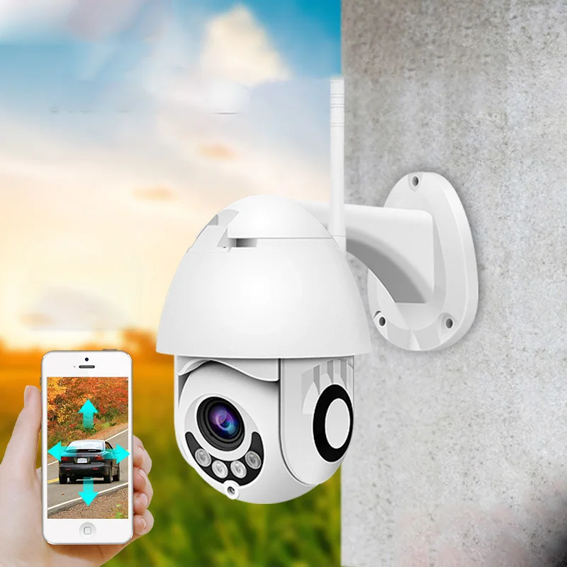 1080P Wireless IP Camera 4X Digital Zoom Speed Dome Outdoor WIFI Audio P2P CCTV Surveillance | Безопасность и защита