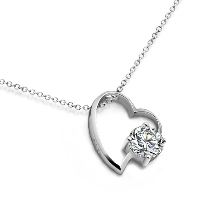 Модное простое женское украшение искусственное серебряное ожерелье с