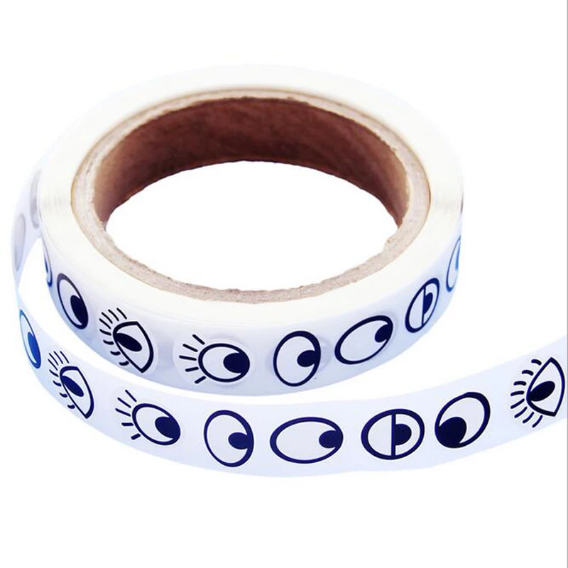 Детские Мультяшные глаза нос рот сделай сам наклейка для сборки Дошкольное