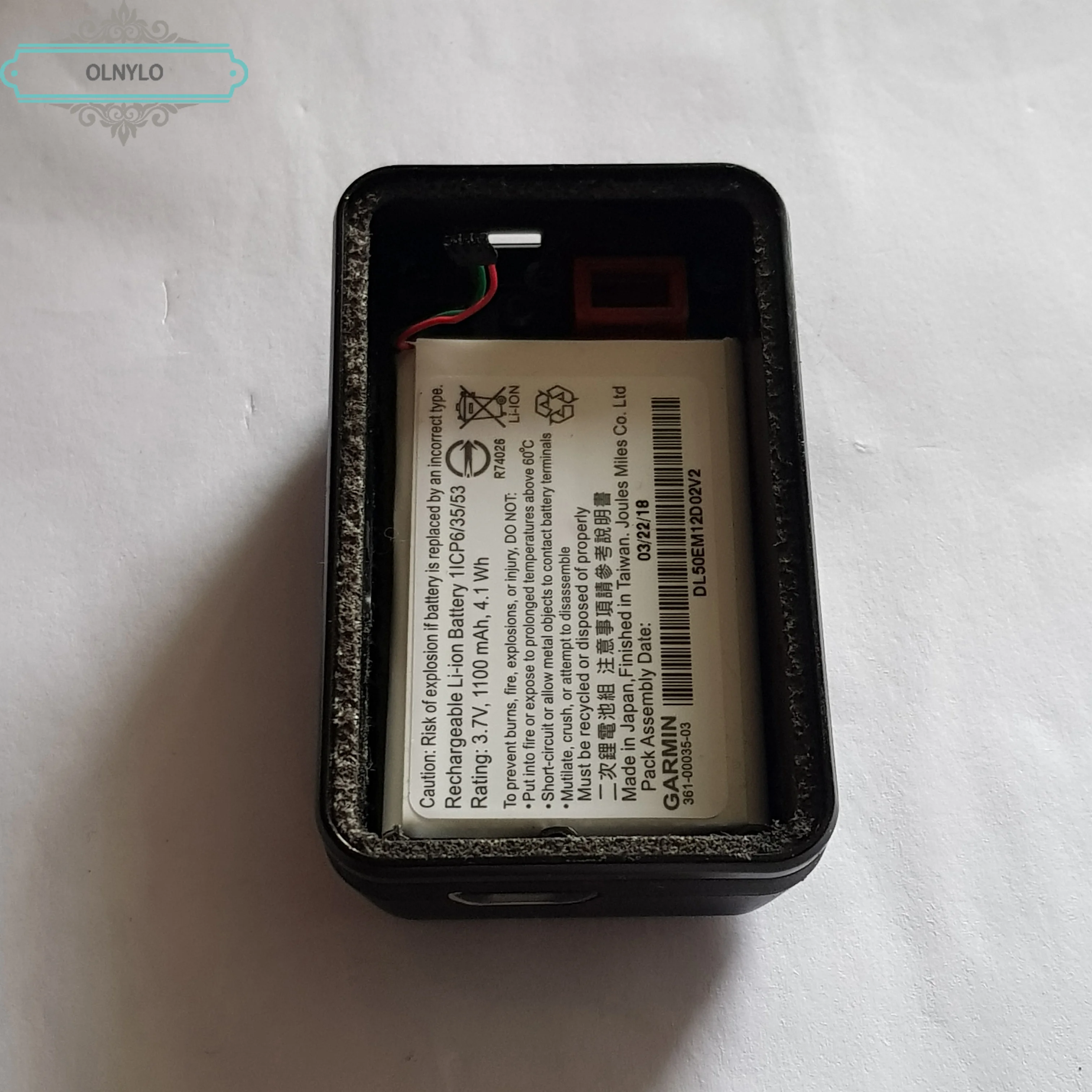 Задняя крышка чехол с перезаряжаемой литий-ионной батареей для Garmin VARIA RTL 500