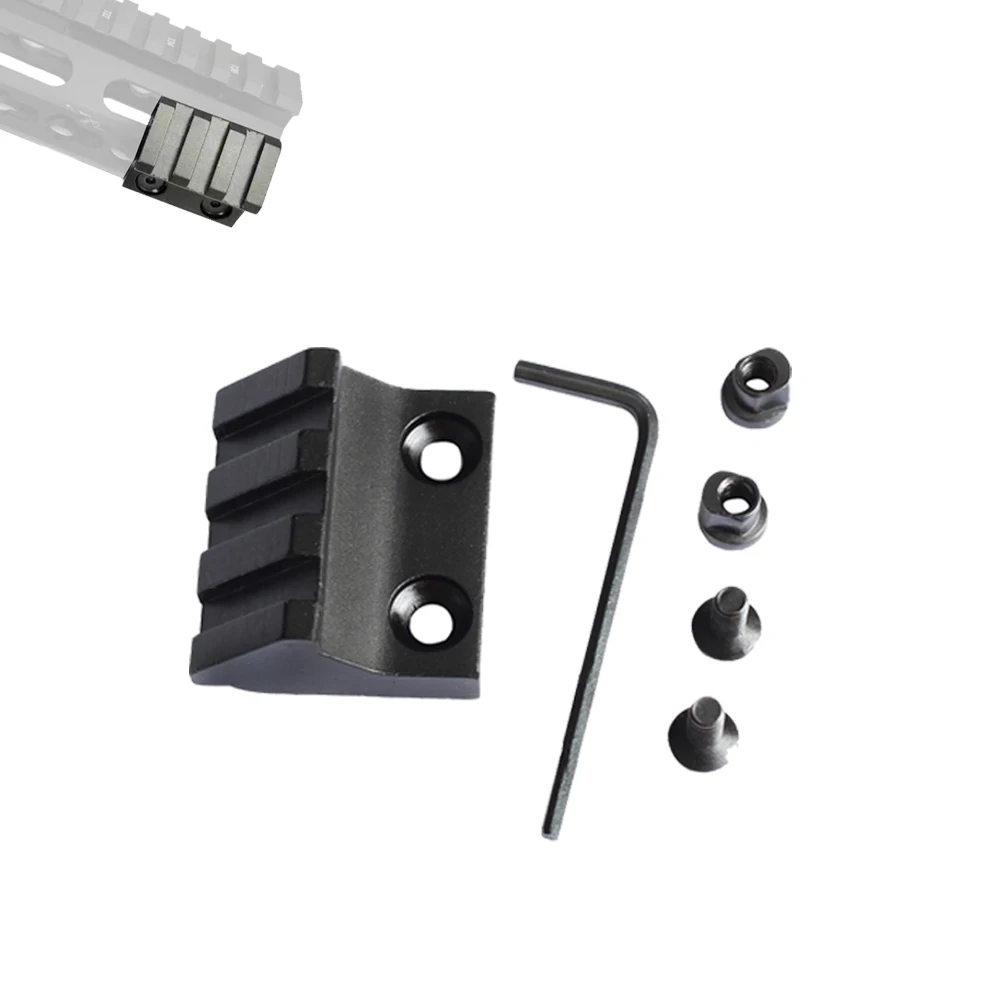 

Keymod 3 Slot Picatinny/Weaver Rail 45 Degree Offset Mount Alumnum 1.38" Tactical Hunting Accessories