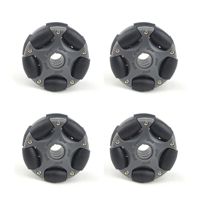 4Pcs 58mm Plastic Omni Wheel for Robot Kit Servo Motor Omni Wheel 14135