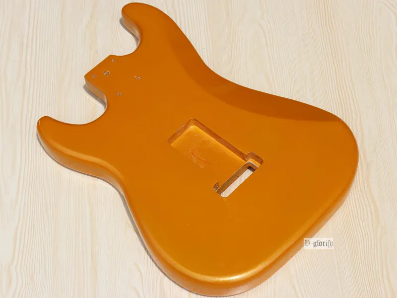 Новейший Floyd Rose yellow цвет молочно-белый цвет ST корпус гитары липа металлик золото