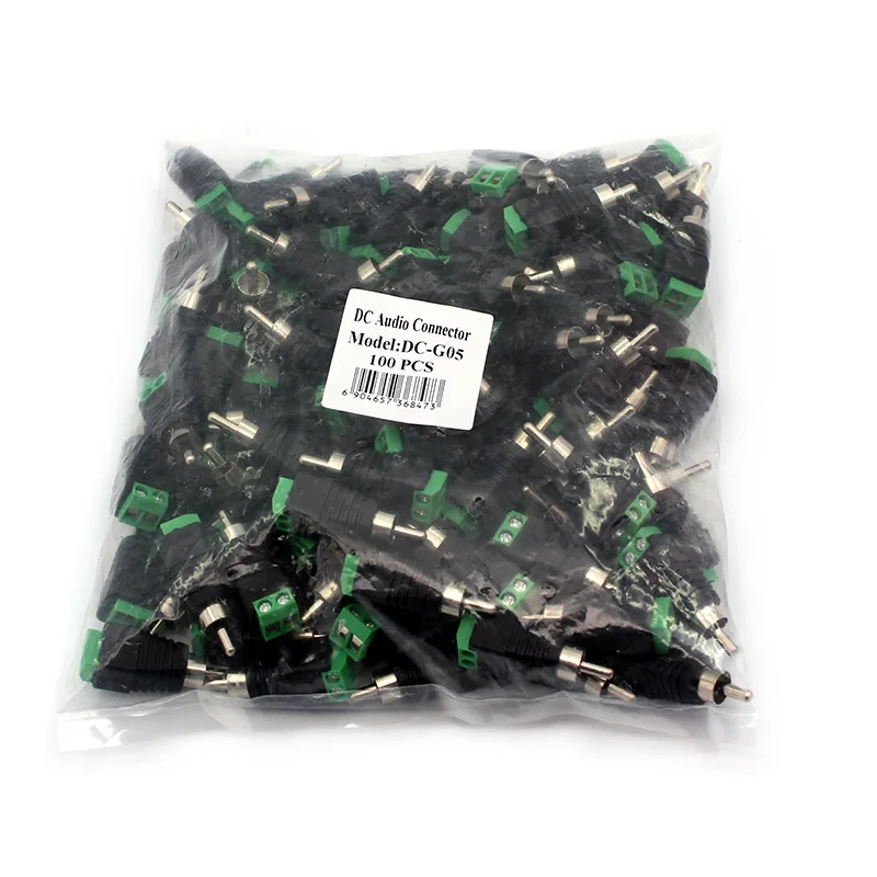 OULLX 10 шт./лот RCA зеленый женский мужской аудио и видео паяльная вилка