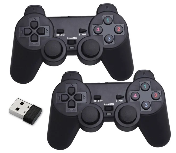 

USB Wireless Double Game Handle PC Vibration Doubles Handle Controller