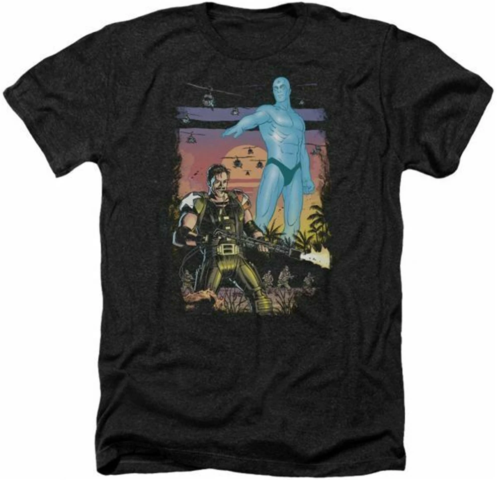 Футболка с коротким рукавом Trevco Men'S Watchmen черная популярная футболка средней