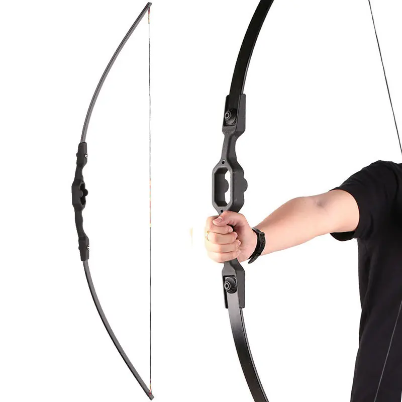 

Archery Bow Hunting Straight Longbow for CS War Game Bow Left and Right Hand Bow for Youth Archery Hunting Outdoor Sports