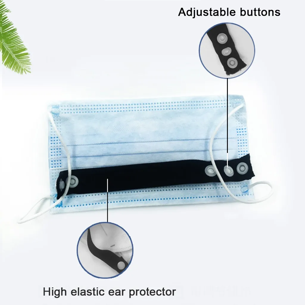 DIY маска с эластичной лентой защита для ушей регулируемая противоскользящая