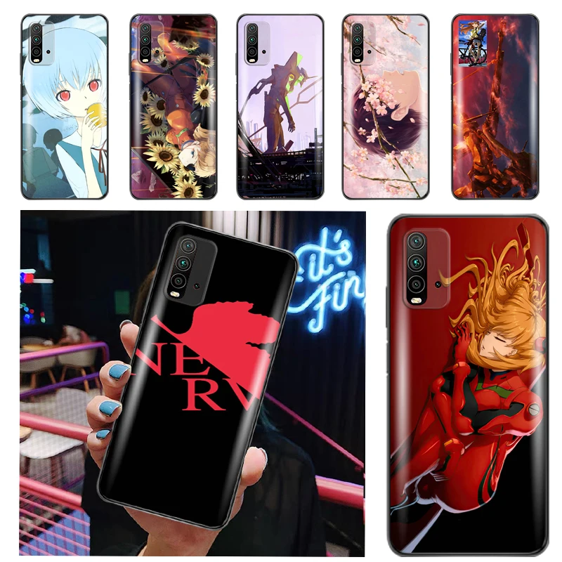

Anime Evangelion Tani Akira Phone Case For Redmi Note 9 9T 9A 9C 9S Pro Max Best TPU Soft Coque Cellphone Designer Cool