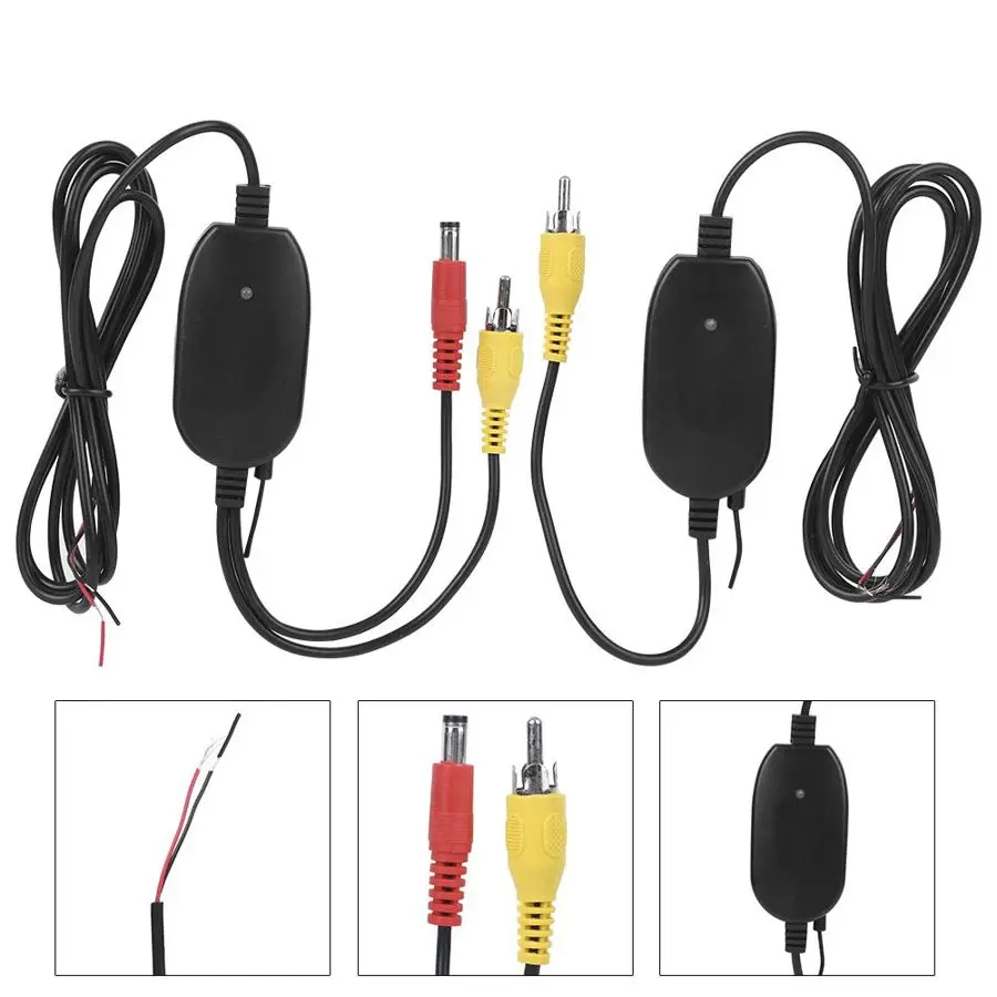 Беспроводной передатчик для камеры заднего вида 2 4G RCA | Автомобили и мотоциклы