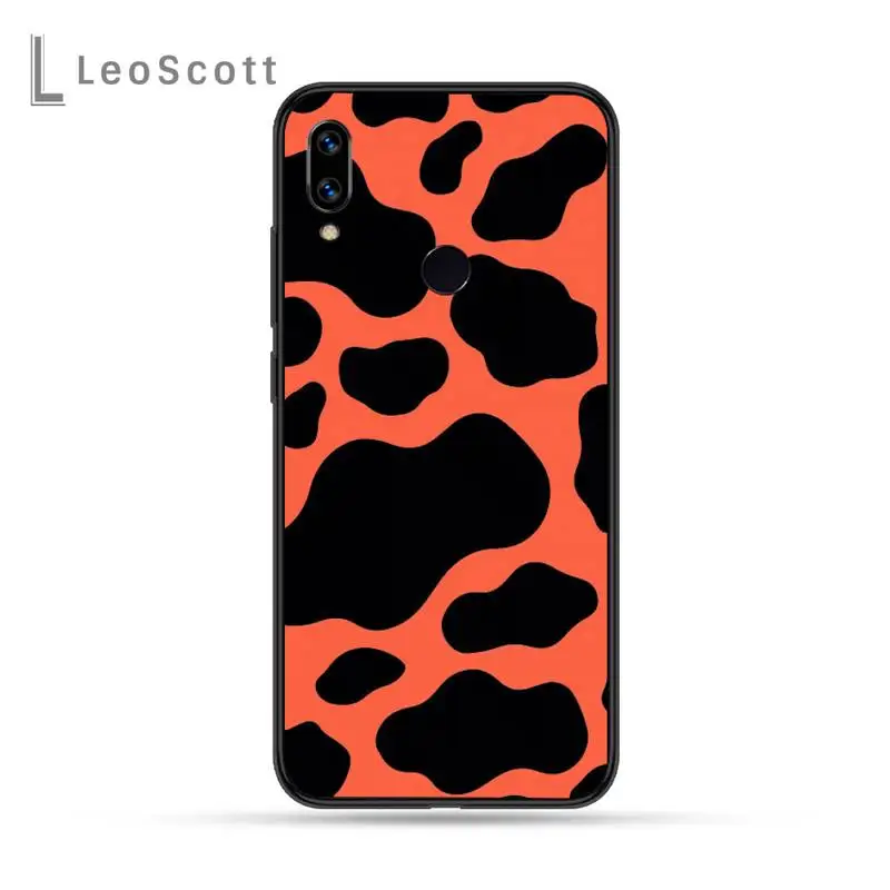 

Cow color Print Phone Case For Xiaomi Redmi Note 4 4x 5 6 7 8 pro S2 PLUS 6A PRO