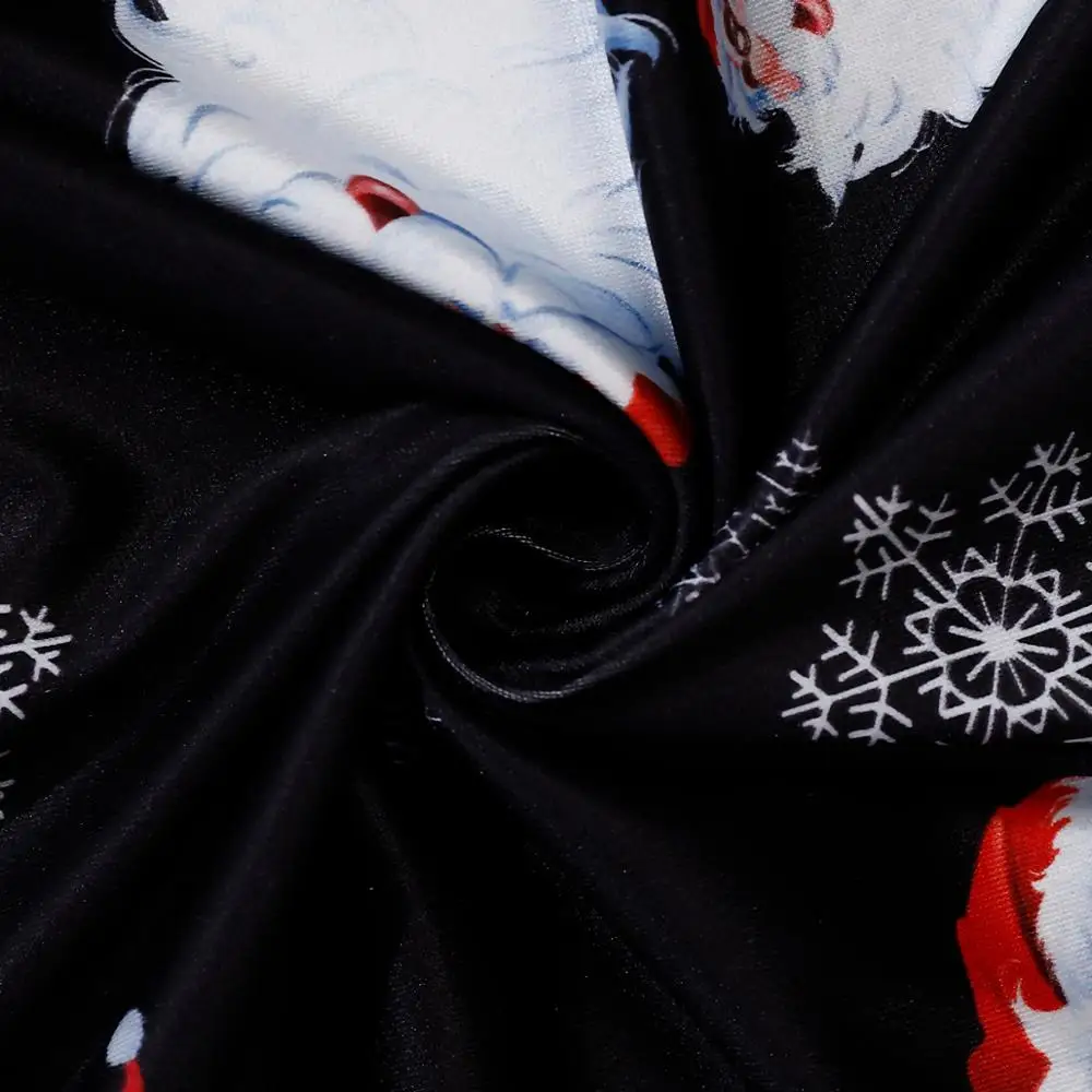 

Autumn Dress Ladies S-3XL Plus Size Print Christmas Women Dress Casual Clothing Long Sleeve Slim A-Line Mini Female Dresses New