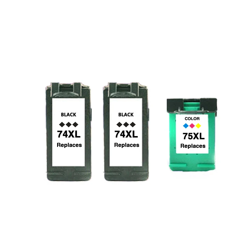 Чернильный картридж KPRINTX 74XL 75XL 74 75 совместим с hp74 J5780 D4260 C4480 4380 5280 4345 C4300 Officejet